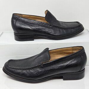 Abeo Bio System Venetian Comfort Shoe Loafers Black Leather Mens 9